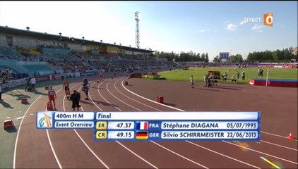 14 et 15. ChE athlé par équipes 2015, J1, 400m haies H et 1500m H