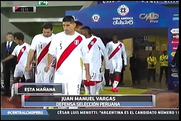 Juan Vargas calienta el partido con Bolivia (VIDEO)