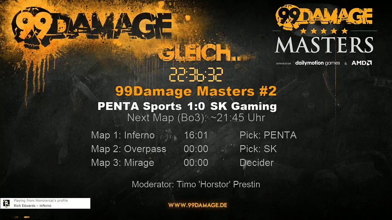 99DAMAGE Masters #2 mit Horstor - German Stream (REPLAY)