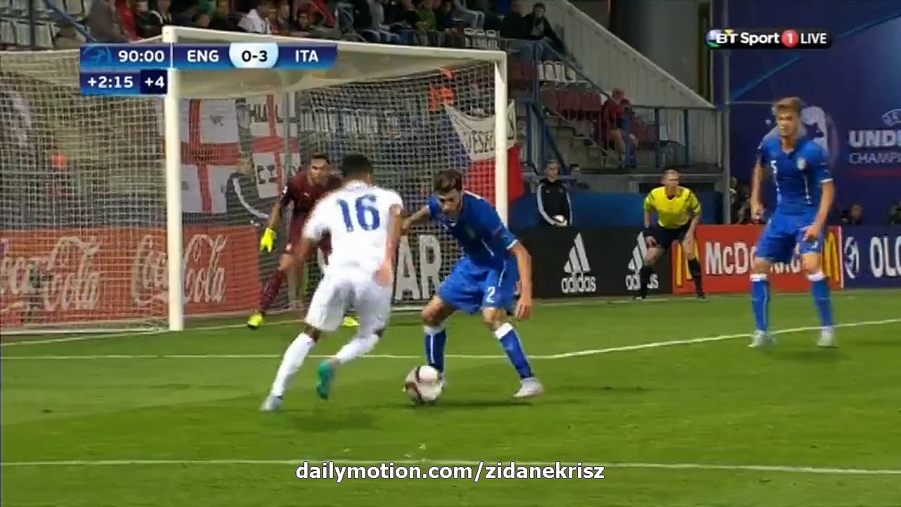 Nathan Redmond 1:3 Amazing Goal | England v. Italy 24.06.2015 Euro U21 Championship