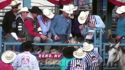 Bloody Reno Rodeo Horse Bucked in Spite of Injury