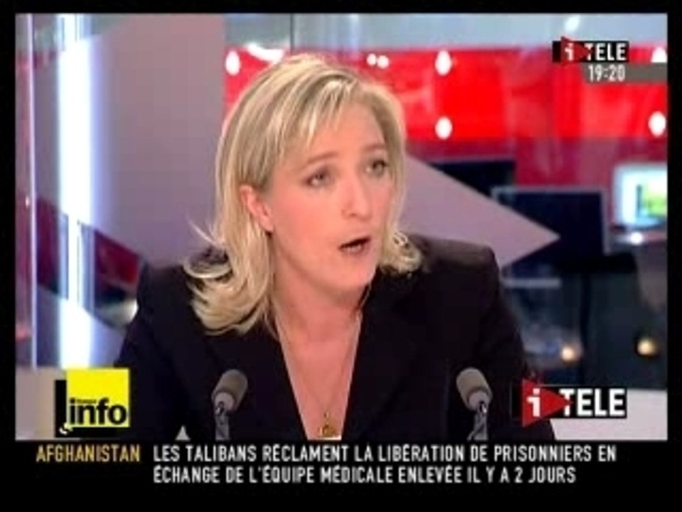 FN - Marine - iTélé