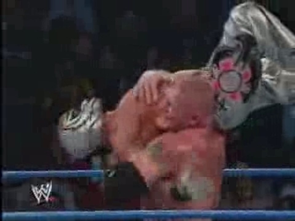 WWE-Brock Lesnar vs Rey Mysterio