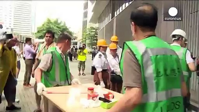 Hong Kong retire les dernières tentes des manifestants prodémocratie