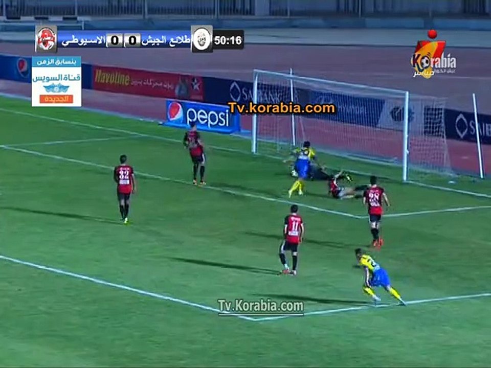 الأسيوطي يتقدم 1/0 علي طلائع الجيش