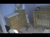 20 Month old BABY escapes from Crib Caught on camera