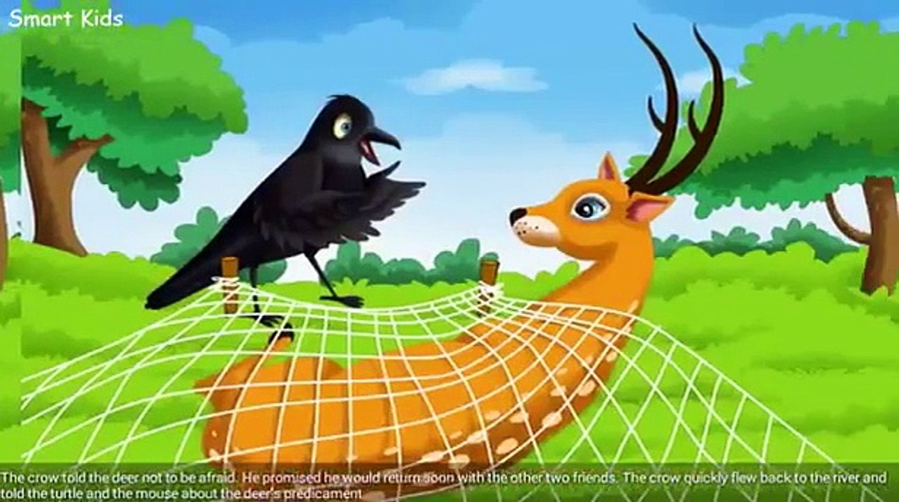 Story for children - Four Clever Friends and Hunter