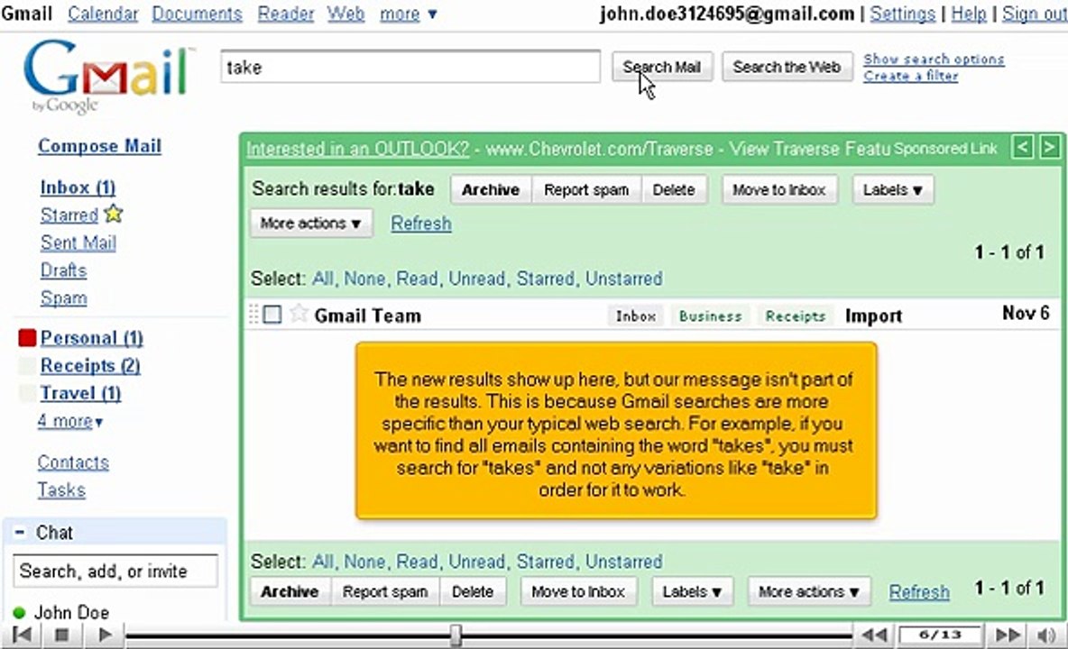 How to search for messages in Gmail - Gmail Tutorials