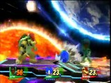 Super Smash Bros. Wii U - Mii (me) and Sonic vs Bowser (level 9)