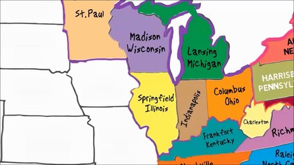 The 50 States and Capitals Song | Silly School Songs