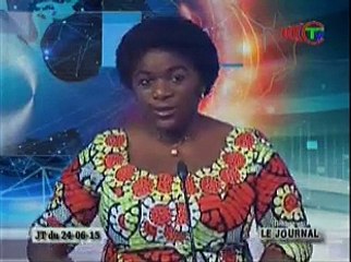Télé-Congo : Journal du mercredi  24  juin 2015