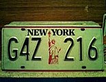 New York Statue of Liberty License Plates