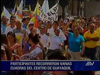 Marcha en Guayaquil- 25 de junio