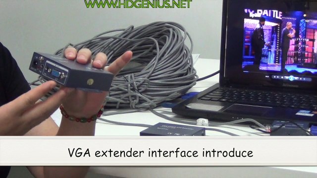 VGA Extender 200m Over UTP( CAT5E/6 ) Cable With RJ45 by HDgenius.net