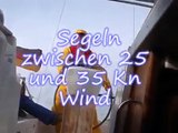 Bei 25 bis 35 Kn Wind über die Westliche Ostsee