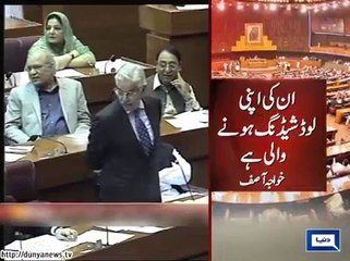 24JUN15-Morning in assembly khawaja asif reply to rasheed godil