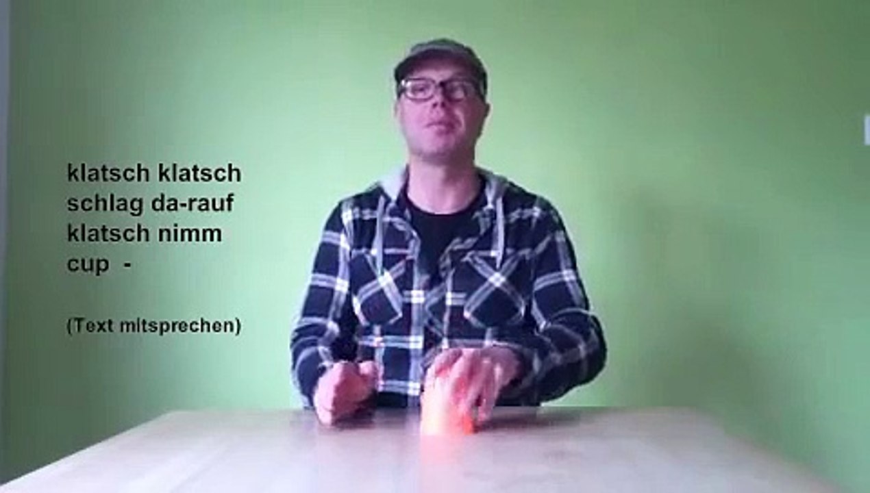 Anleitung Einfach!  - Becher Rhythmus, Becher Rap, Cup Song, Cup Rhythm, Becher Beat