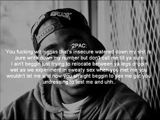 2PAC - I'd Ratha Be Ya N.I.G.G.A (Lyrics)