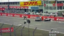 Formel 1 Hockenheim 2010 Crash