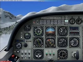 Courchevel Airport Approach (LFLJ) -  FSX