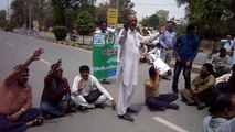 PNI and other NGOs during  5% quotta protest. ZafarIqbal - Program manager - PNI. Faisalabad.