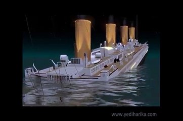 Titanic'in Batış Anının Animasyon Canlandırılması (Yeni ve Gelişmiş Tasarımla)