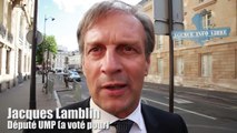 Loi sur le renseignement : interview de députés à la sortie de l'Assemblée Nationale