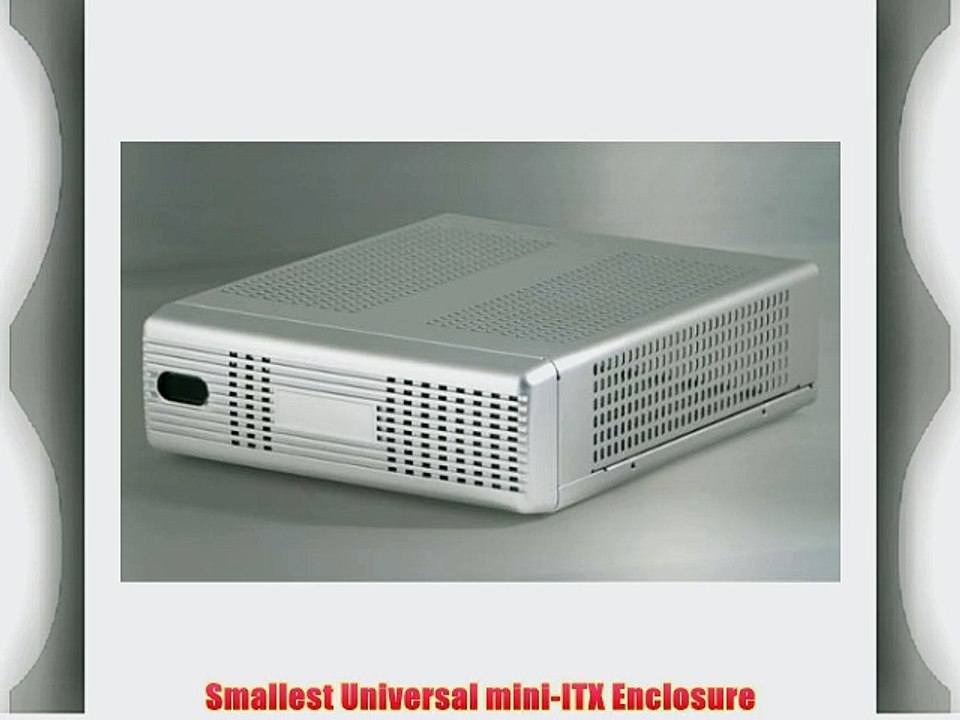 M350 Universal Mini-ITX PC enclosure PicoPSU compatible SILVER Or BLACK Finish
