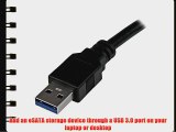 StarTech.com 3-Feet 6Gbps USB 3.0 to eSATA Hard Disk Drive/Solid State Drive/ODD Adapter Cable
