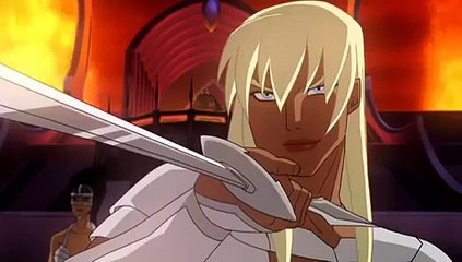 Wonder Woman, Big Barda vs. The Furies.