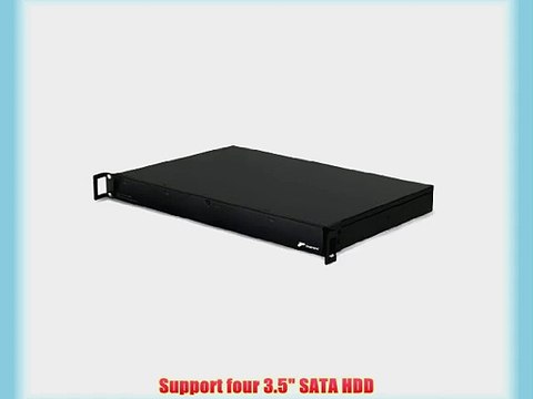 Silverstone Tek 4 Bay 1U Rackmount RAID Storage Unit with USB 3.0 and eSATA interface (RS431U)