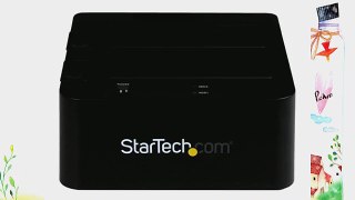 StarTech.com USB 3.0 eSATA Dual Hard Drive Docking Station with UASP for 2.5/3.5-Inch SSD/HDD