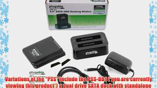 Plugable Storage System Dual 2.5 SATA II Hard Drive Docking Station with Built-in Standalone