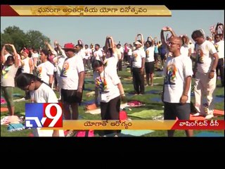International Yoga day celebrations in Washington DC, Dallas