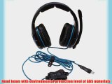 Sades SA-907 over-ear Professional Stereo Headset Headband Pc Pro WCG games headphones(black)