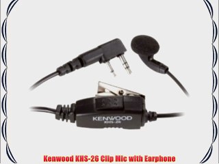 Kenwood KHS-26 Clip Mic with Earphone
