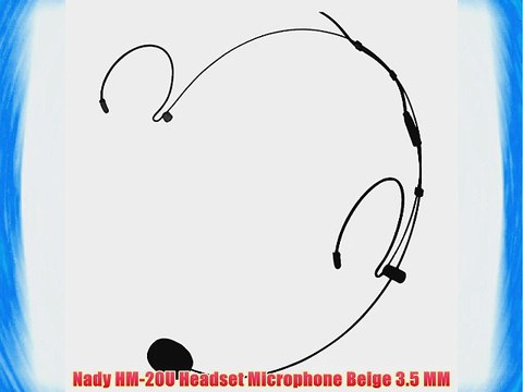 Nady HM-20U Headset Microphone Beige 3.5 MM