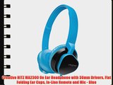 Creative HITZ MA2300 On Ear Headphone with 30mm Drivers Flat Folding Ear Cups In-Line Remote