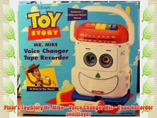 Pixar's Toy Story Mr. Mike ~ Voice Changer Mic ~ Tape Recorder and Player