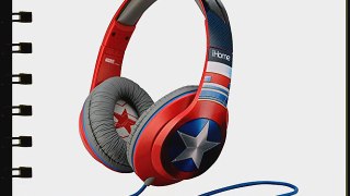 eKids Avengers Captain America Over Ear Headphones with Volume Control MC-M402