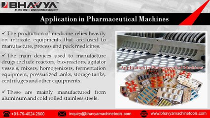 Application of Radial Drills in the Pharmaceutical Industry –www.bhavyamachinetools.com