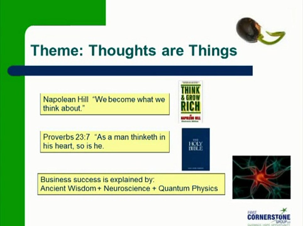 Mindset - Thoughts are Things