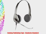 Encore Binaural Yokeless Cable Headband Headset w/Noise Cancelling Microphone