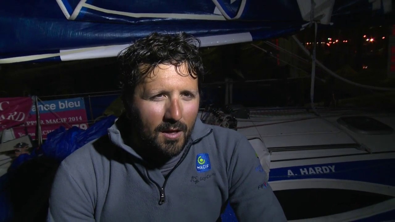 Arrivée Yoann Richomme : "C'est quand même une bonne opération"