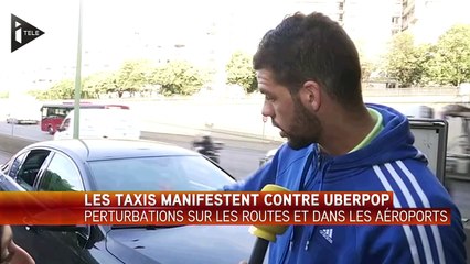 Un chauffeur UberX: "on s'est pris un pavé, ma cliente a un bébé c'est inadmissible!"