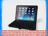 SHARKK? iPad Air Keyboard Detachable Stand 360 Degree Rotating Rugged Cover Wireless Bluetooth