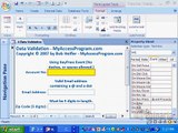 Data Validation code for Microsoft Access forms