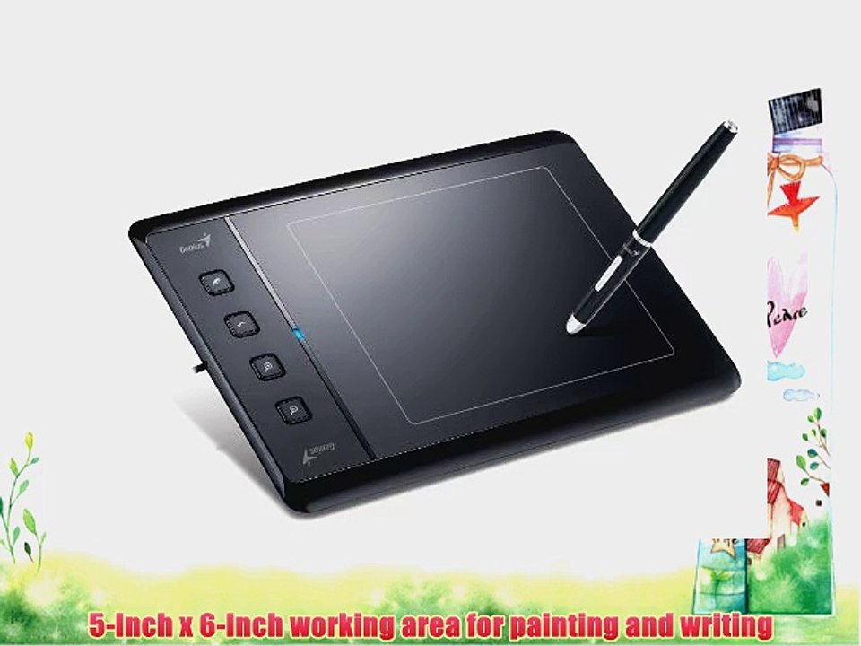 Genius EasyPen M506 5x 6 Graphic multimedia tablet for PC and Mac