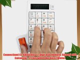 Connectland CL-KBD50005 12-Digit USB Numeric Keypad with Calculator  21-Key with 8 Hot Keys