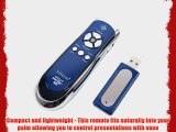 SP400 Smart-Pointer (Blue) 2.4Ghz RF Wireless Presenter with mouse function and laser pointer